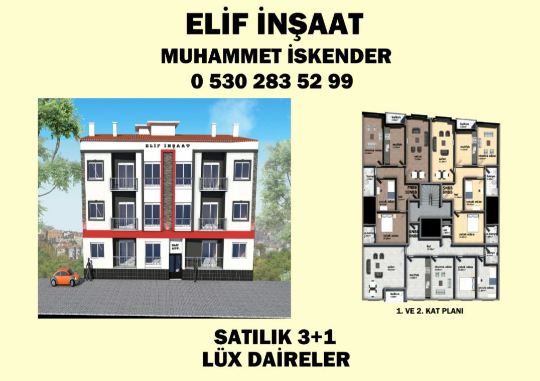 SULTANHİSAR 3+1 DAİRE PROJESİ